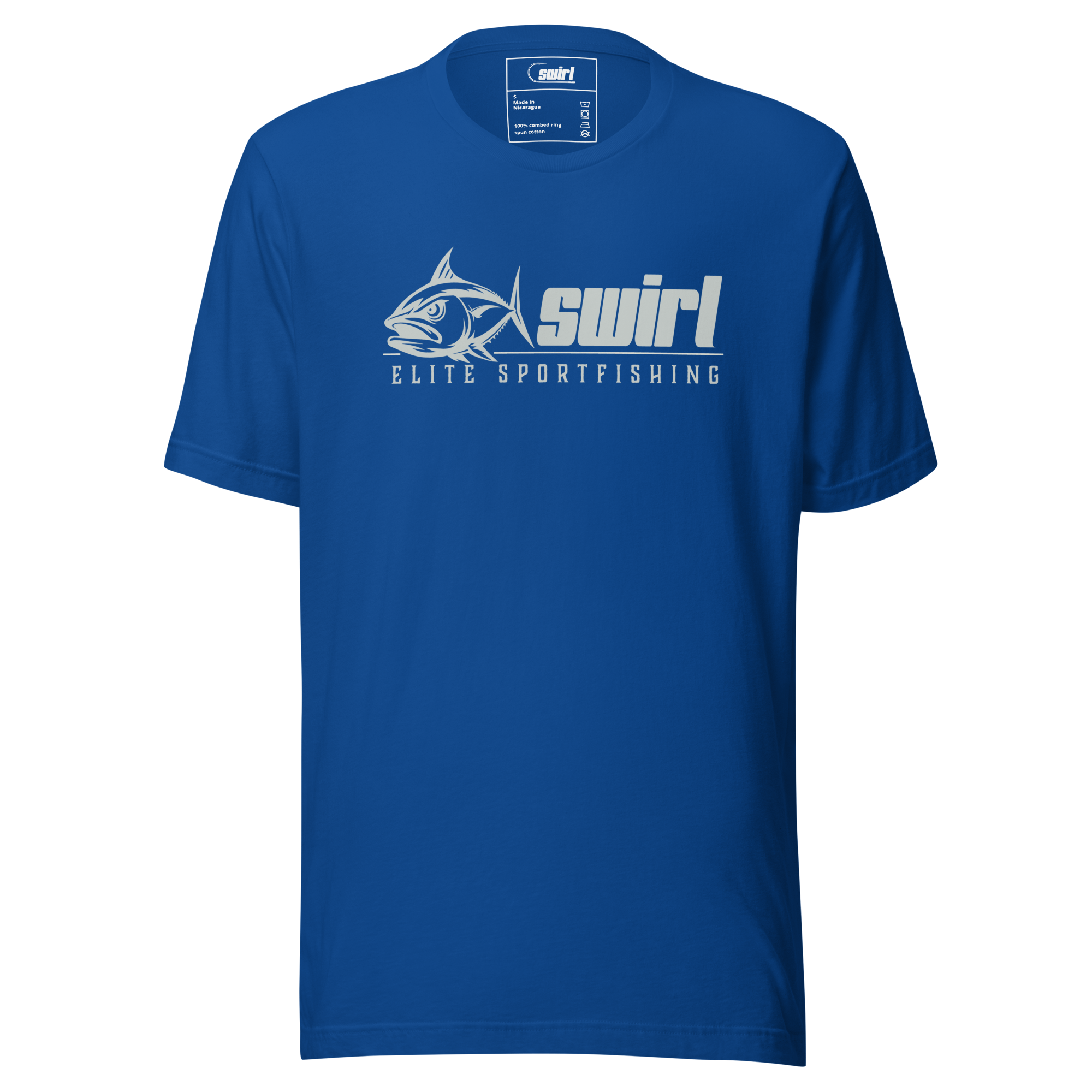 swirl-fishing-blue-skipjack-tuna-banner-logo-t-shirt